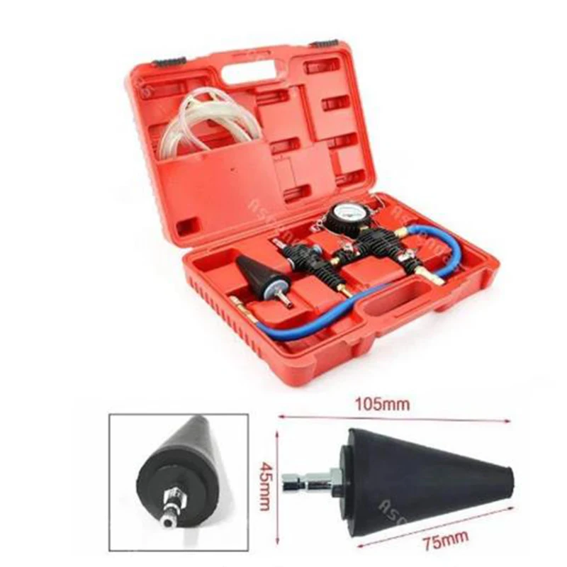 New car engine cooling system vacuum purification coolant filling tooluniversal replacement tool set with hoses