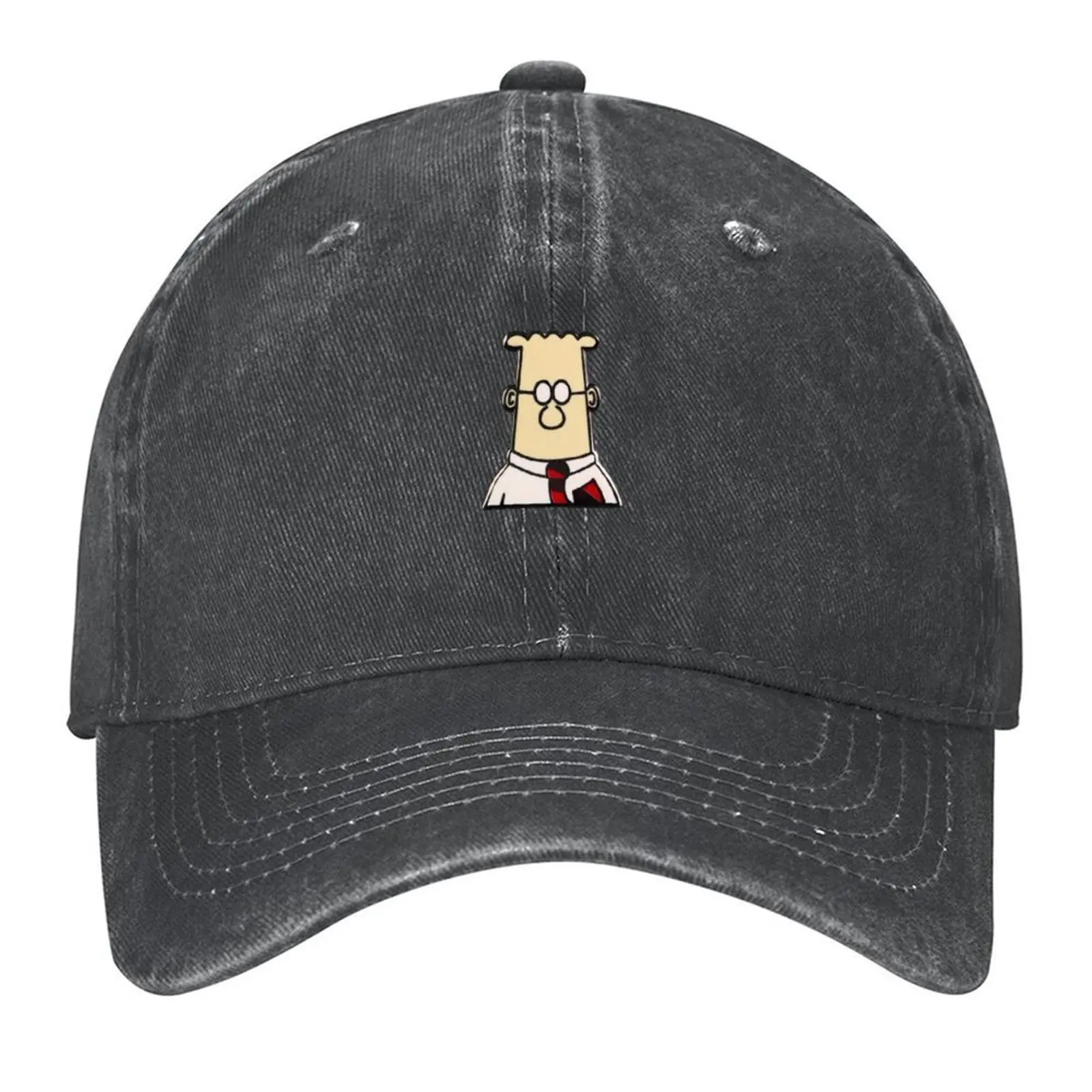 

Dilbert Baseball Cap Golf Hat Man Hat Man For The Sun Icon black For Man Women's