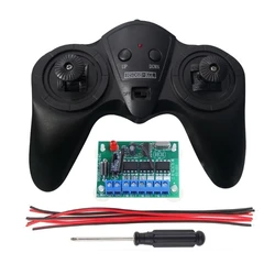 2.4G Transmitter 6 Channel Remote Control Receiver DC 6V-15V Car Model Ship DIY 50 Meters