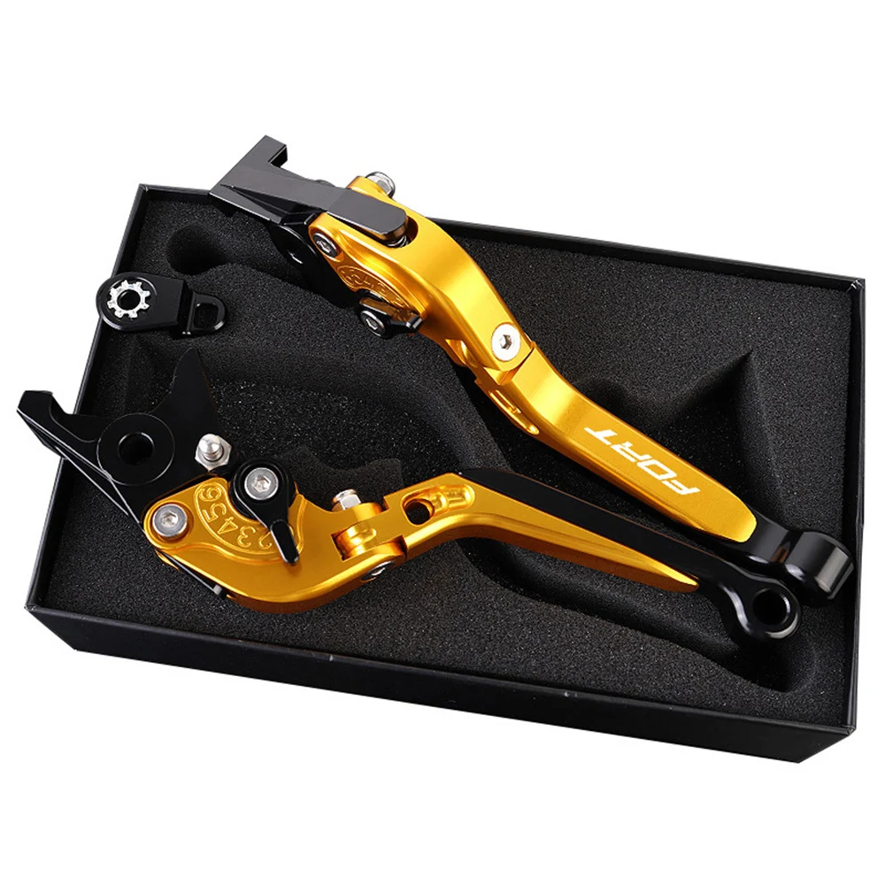 Parking Clutch Levers For QJMOTOR Fort 4.0 brake horn with parking anti drop FORT 350 brake handle foldable telescopic handle