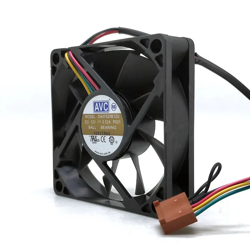 

7520 12V Four Wire PWM Intelligent Temperature Control Fan DA07520B12U 7CM Computer Case 4 Lines SXDOOL