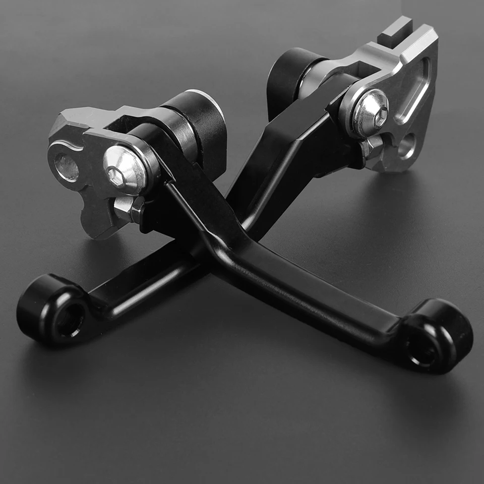 CNC Brake & Clutch Lever Set For Suzuki RMZ450 2005-2010 – Black Anodized Aluminum