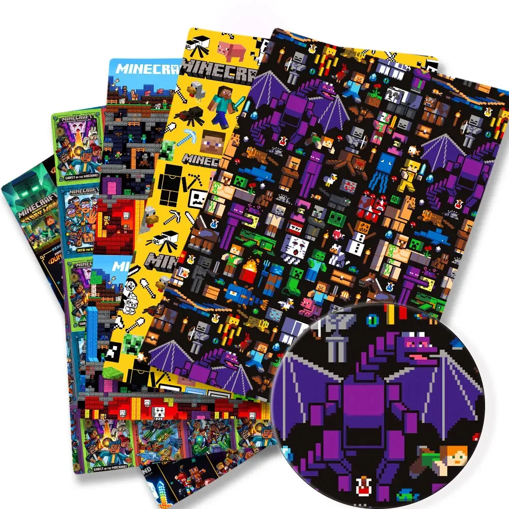 الكرتون النسيج الساخن DIY140 * 50 سنتيمتر اليدوية الخياطة خليط اللحف فستان طفل ورقة المنزل قماش مطبوع النسيج الخياطة الاطفال