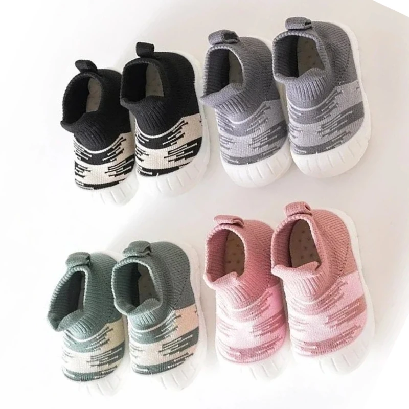 

Baby Shoes, Baby Soft Soled Walking Shoes, Boys' and Girls' Knitted Anti Slip Indoor Floor Shoes, Outdoor Shoes