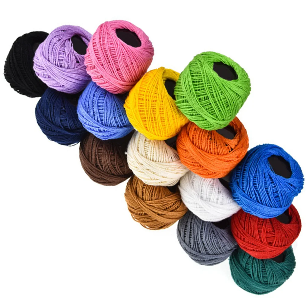 

16 Color Cross Stitch Embroidery Thread Spools Polyester Sewing Thread Set Manual DIY Craft Projects Needlework Supplies