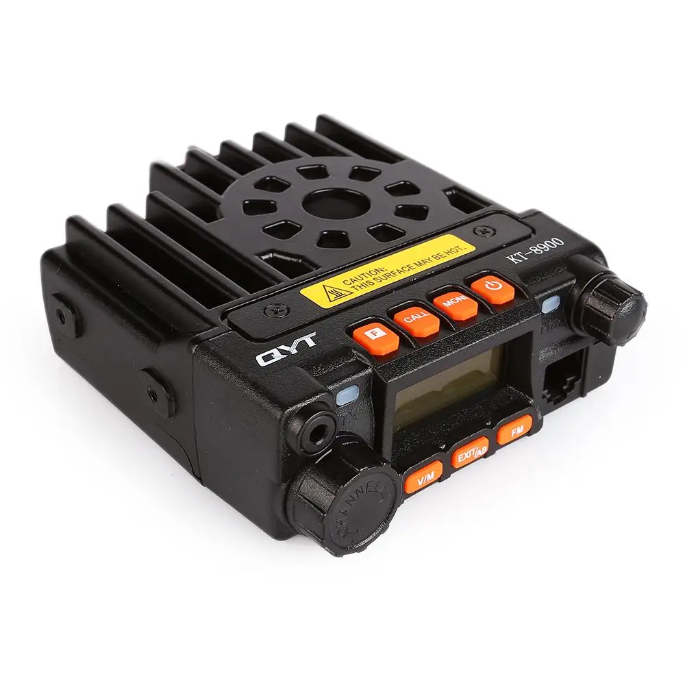 QYT KT-8900-Mini Radio móvil de doble banda, dispositivo de 25W, alta calidad, VHF, UHF, 136-174 y 400-480MHz