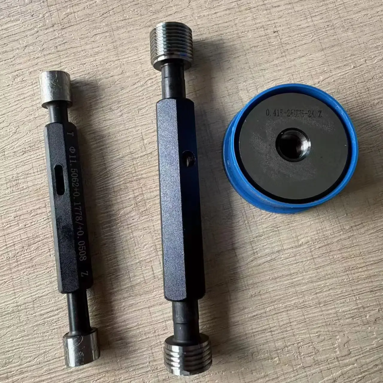 M1-M46 7H Thread Plug Gauge 1SET (1 * GO + 1 * NOGO) customized M1 M1.2 M1.4 M1.6 M1.8 M2 M3 M4 M5 M6 M7 M8  M10 M11 M12 M13