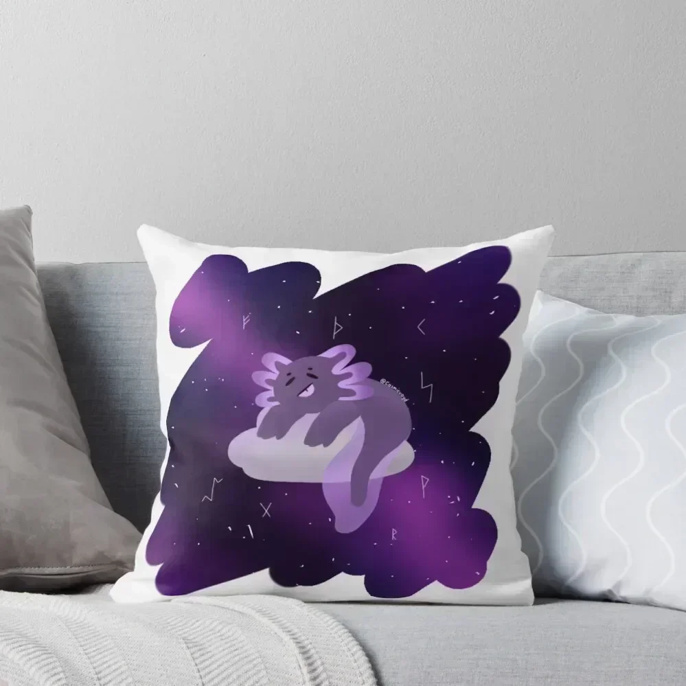 Space Axolotl Throw Pillow Christmas Pillow Covers Pillowcase pillow