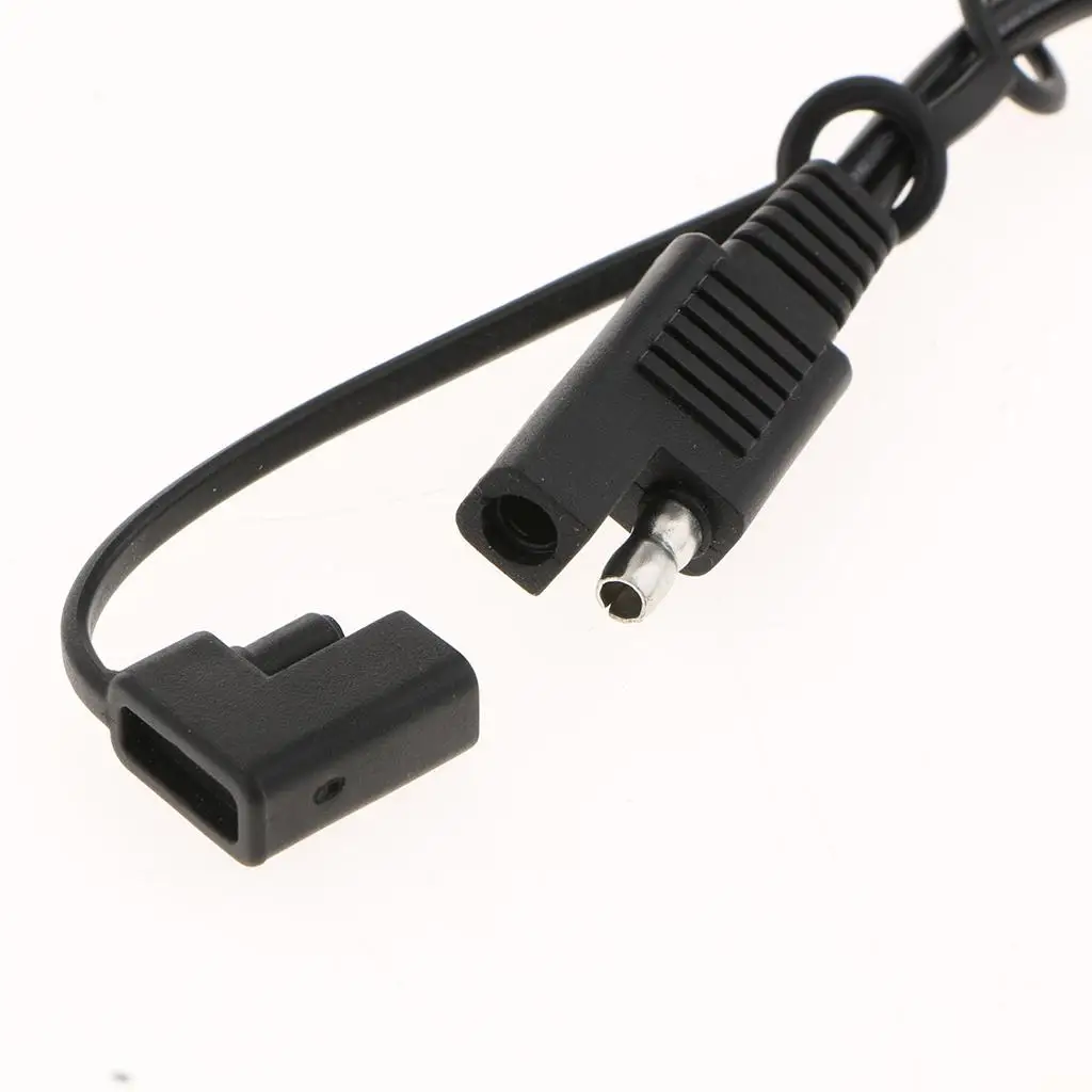 10A SAE Plug Extension Cable with PVC Copper Wire Solar Power Adapter for 12V Battery Charger Application