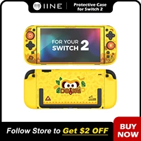 Juego de fundas protectoras IINE Dong para Switch 2/molde de precisión/funda acoplable/protección completa/diseño exclusivo/bolsa de almacenamiento