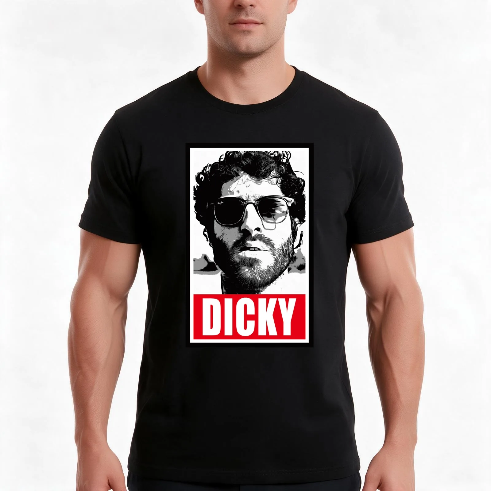 Lil Dicky Essential T-Shirt, Summer Casual Cotton Tee, Oversized Streetwear Tops, Vintage Graphic Print, Loose Fit Short Sleeve