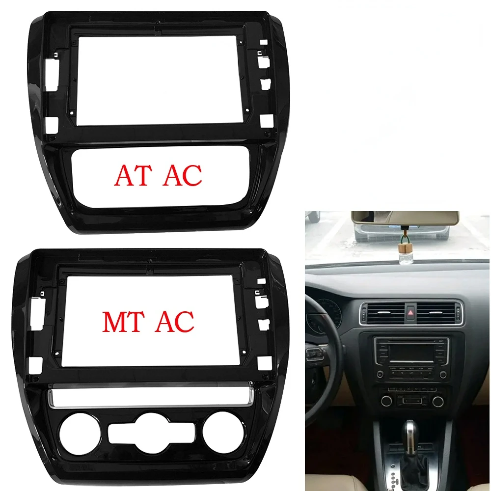 

2Din 10.1 Inches Car Radio DVD GPS Mp5 Plastic Fascia Panel Frame For Volkswagen VW Jetta Sagitar 2012-2018 Dash Mount Kit