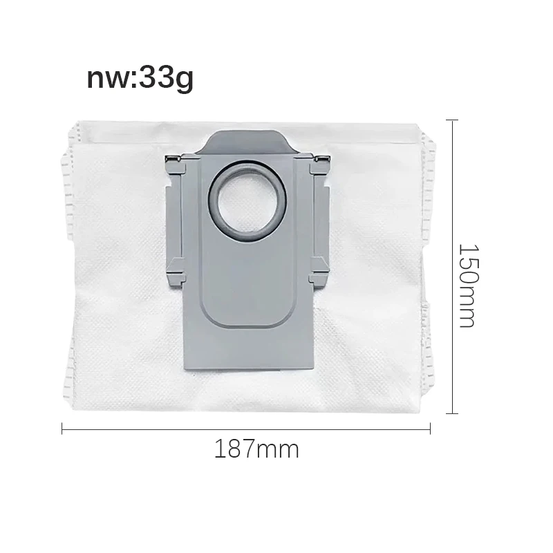 Pièces de rechange pour aspirateur robot Roborock Q5 Pro/Q5 Pro +/Q8 Max/Q8 Max +, sac à poussière, brosse principale, filtre Hepa, vadrouille