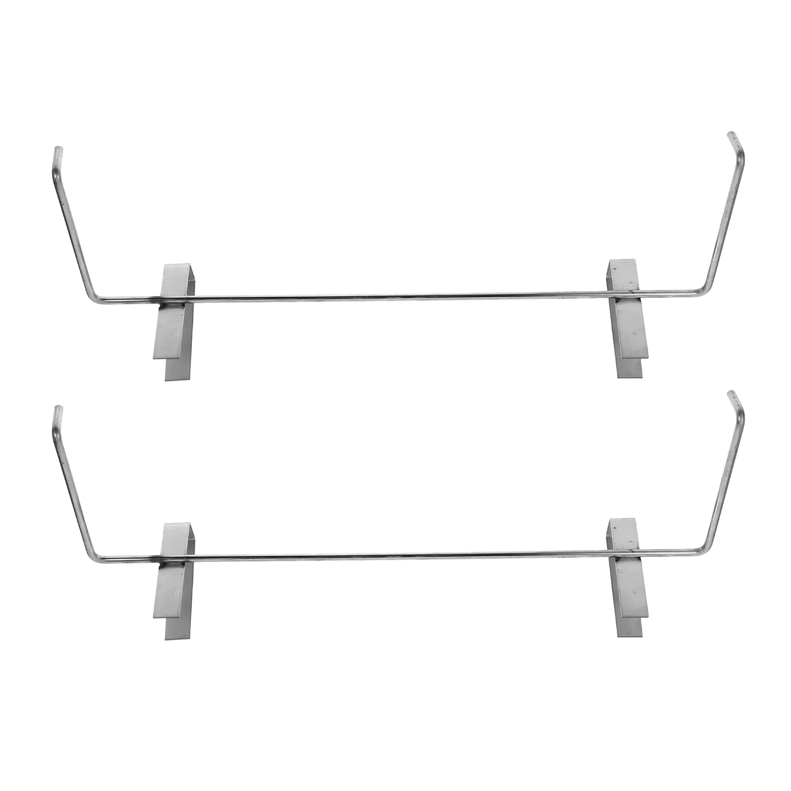 

2pcs StainlessSteel Holder DurableBeekeepingTool EquipmentStorage Rack SilverColor Beekeeping Tool BeeHouseStand