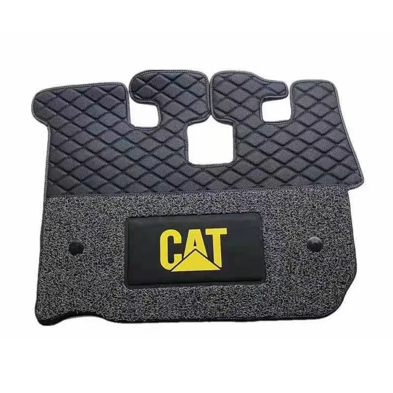 

For Caterpillar E320 E312 Rubber parts Cab Foot Mat Cabin Floor Mats Excavator