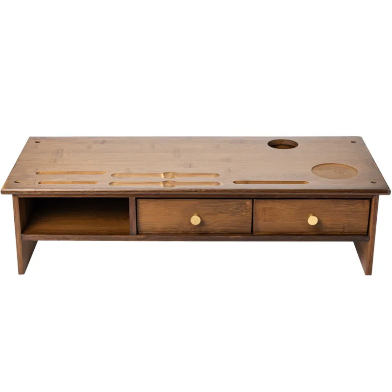 

Подставка для монитора, подставка для компьютера на рабочем станции, дополнительная полка для рабочего стола с ящиками, офисная стойка для хранения, держатель для ноутбука