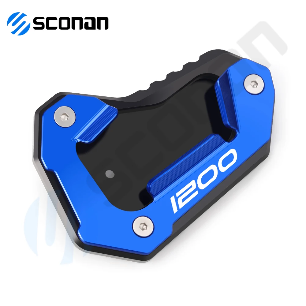 

Motorcycle CNC Kickstand Sidestand Extension Pad Accessories For Tiger 1200 XR/XRT/XRX /XCX 2015 - 2020 2021 2022 2023 2024 2025