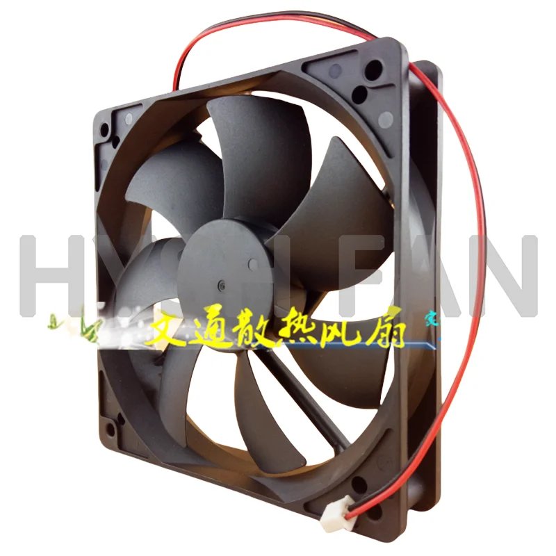 Ventilador quadrado para Chassis, 12cm, CC12025M12S, 12V, 0.15A, Fonte de Alimentação