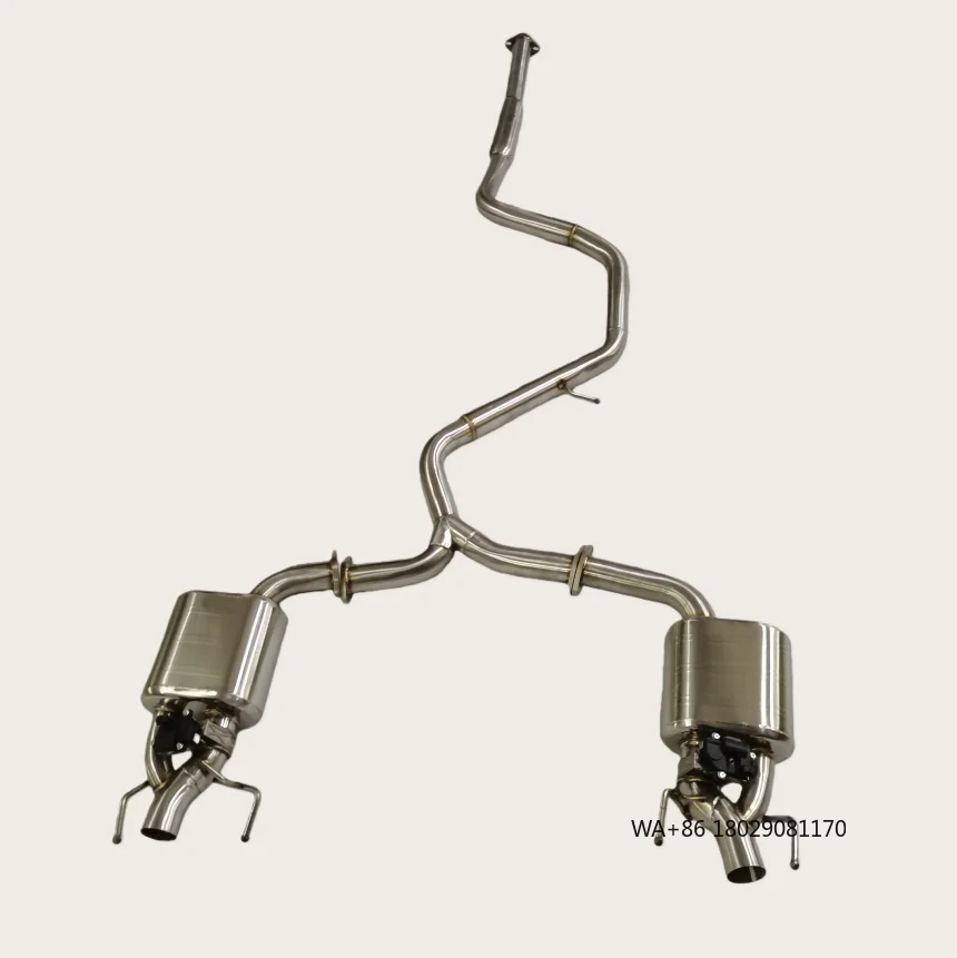 For Buick REGAL GS 2.0T Valvetronic Valver Control Catback Exhaust Muffler Pipes with 304 Stainless Steel
