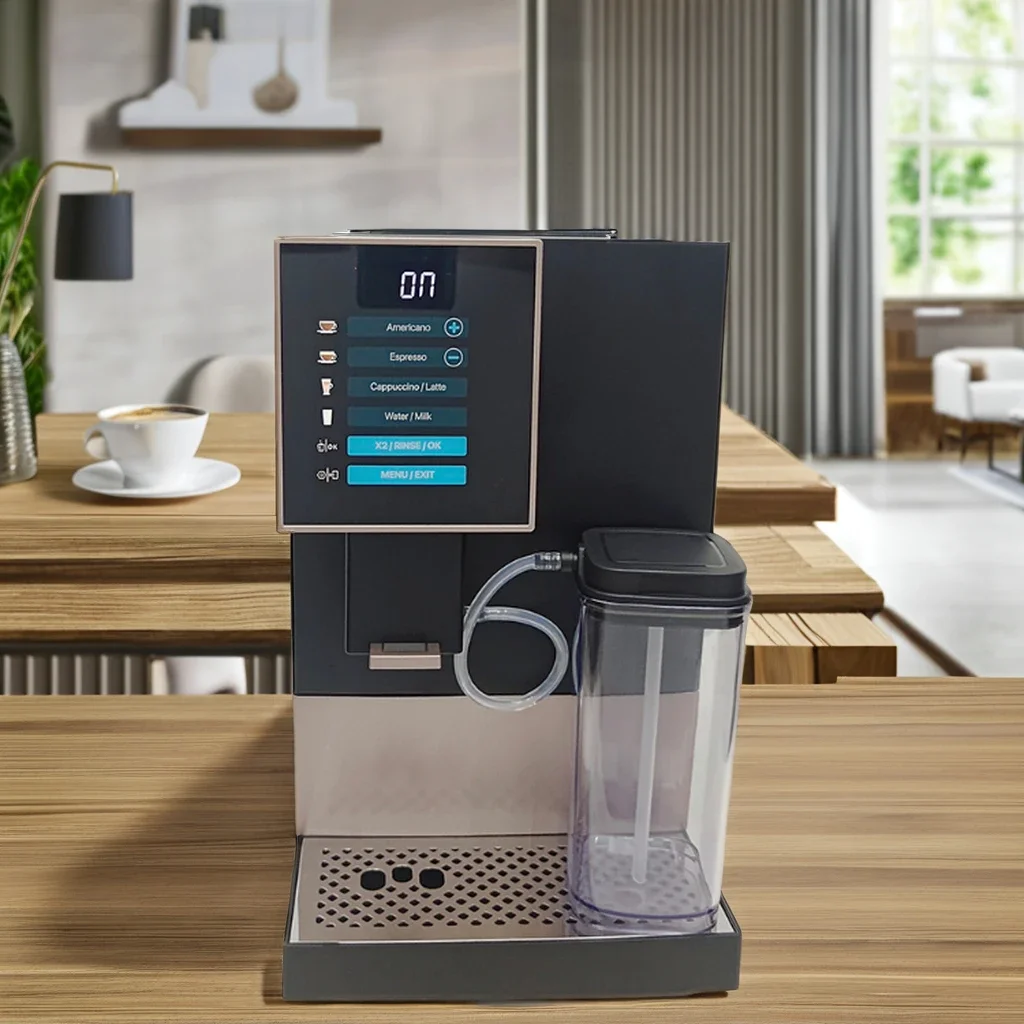 Cafetera profesional 4 en 1 para el hogar, Cafetera comercial para capuchino, Cafetera/máquina de Espresso con molinillo, 19 Bar