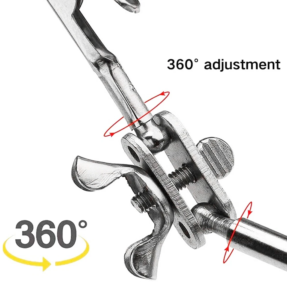 Herramienta de soldadura ajustable de tercera mano, abrazadera de escritorio, 2 pinzas de cocodrilo, soporte de soldadura, herramienta de reparación