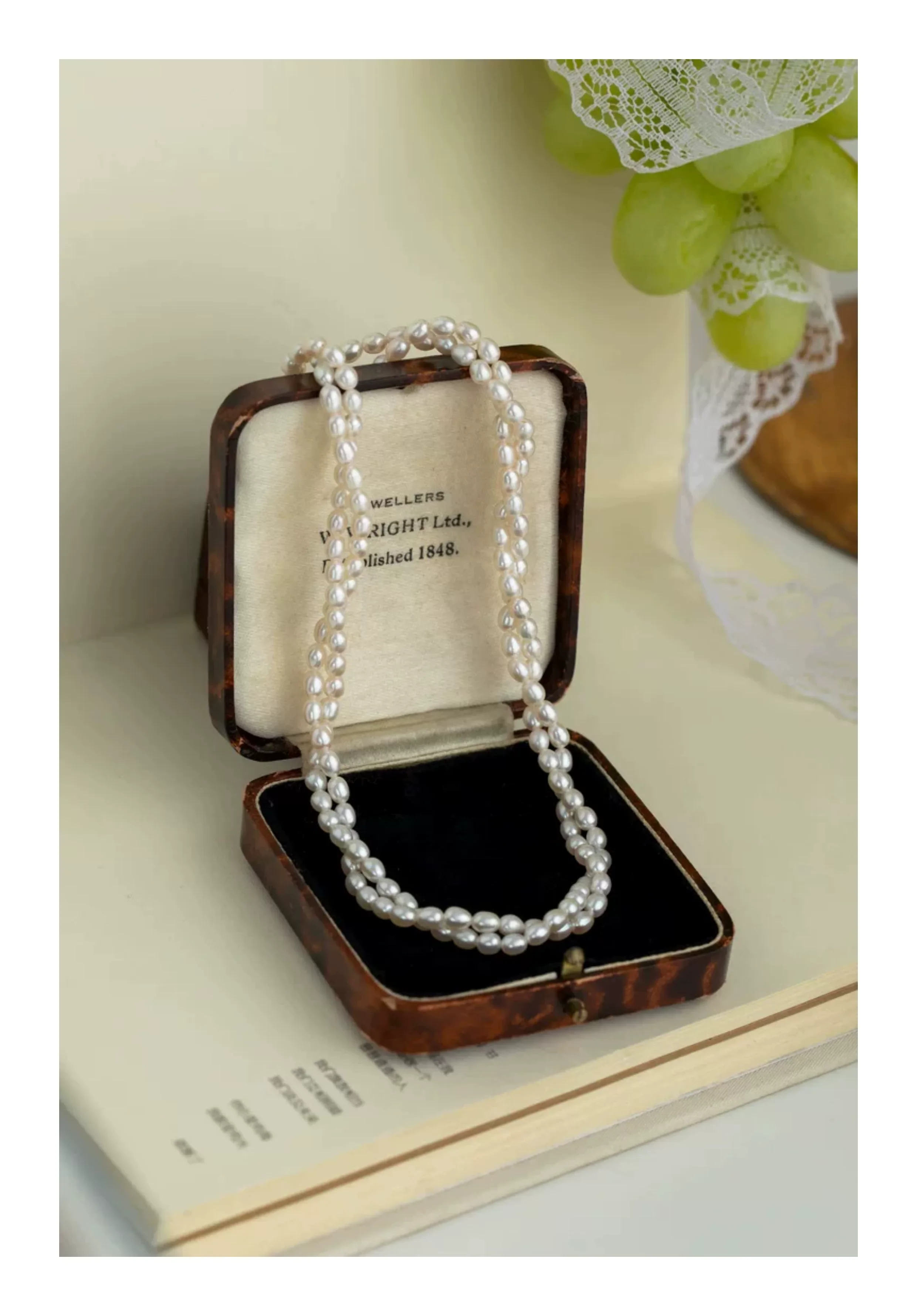Fine jewelry Natural freshwater pearl hand-woven clavicle chain women's light luxury choker gentle commuting giftxl202607005