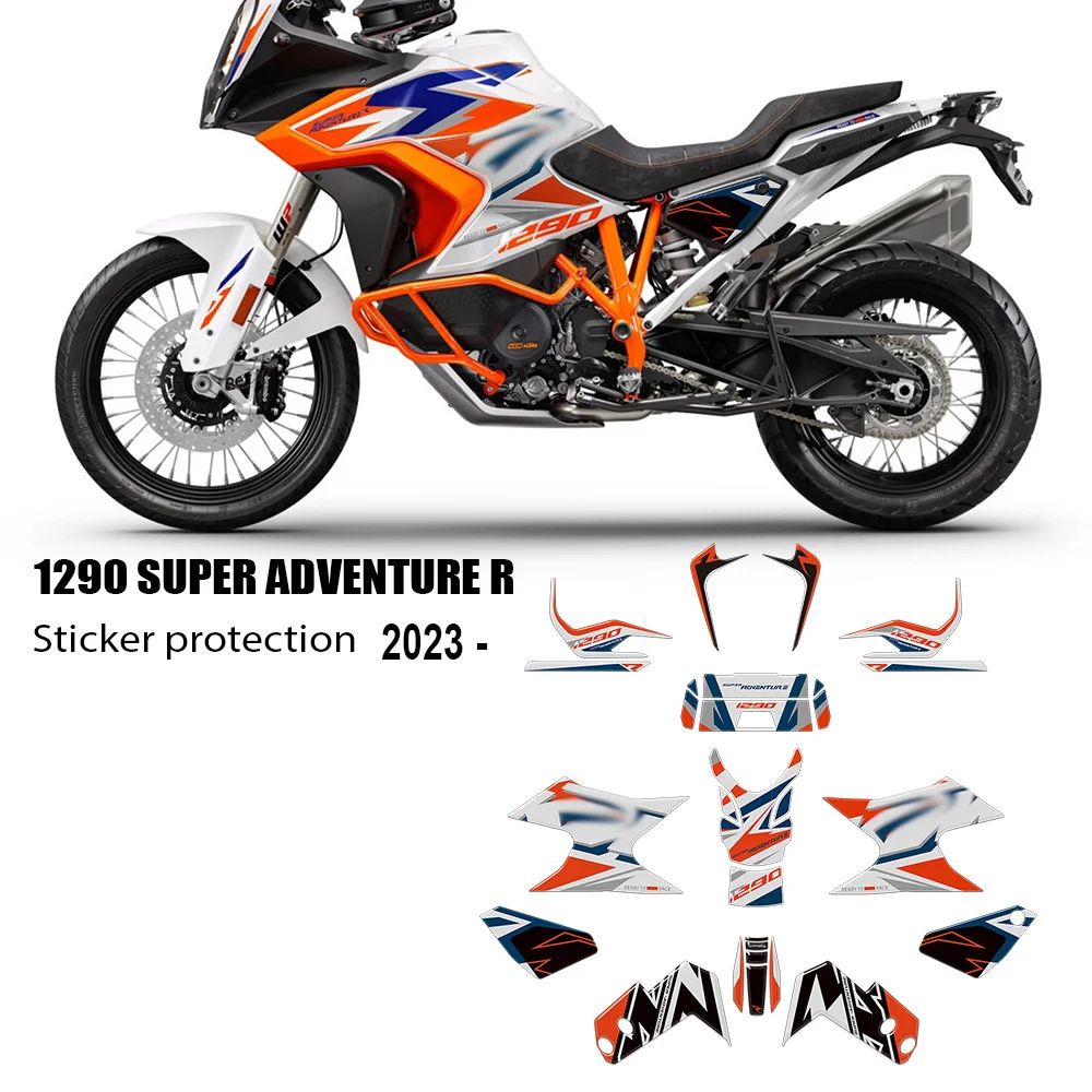 For 1290 Super Adventure R 2023-2024 Accessories 3D Epoxy Resin Sticker Protection Kit