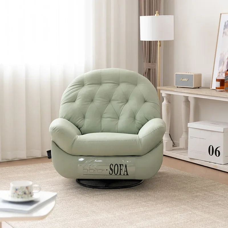 

Space capsule multi-functional sofa bedroom living room small apartment single rocking chair