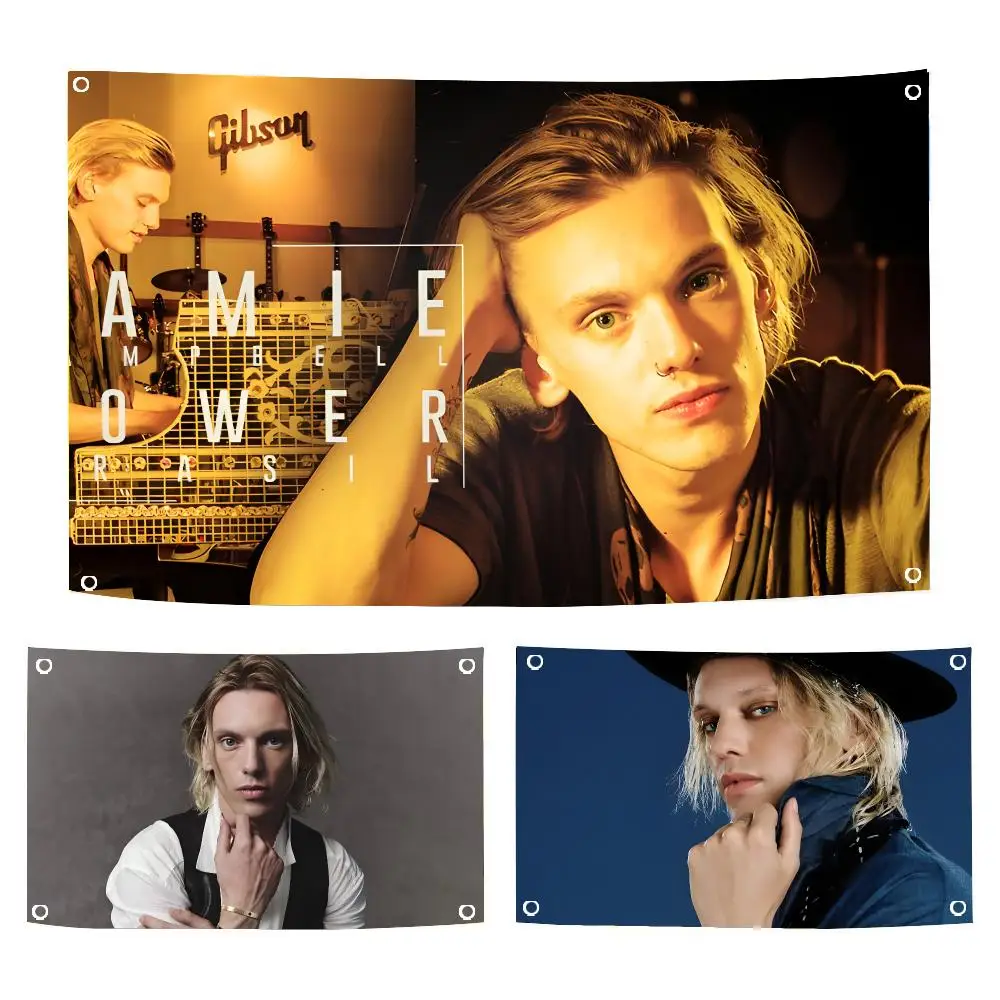 Actor J-Jamie Campbell Bower Flags Durable Outdoor Indoor Festive Decoration Classic Design Wall Room Banner