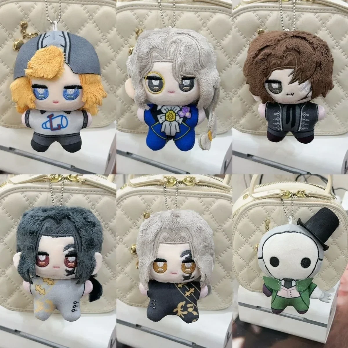 10CM Game Identity V  Jack the Ripper Alva Lorenz Matthias Czernin  Adorable Plush Doll Soft Starfish Body Pendant Keychain Toys