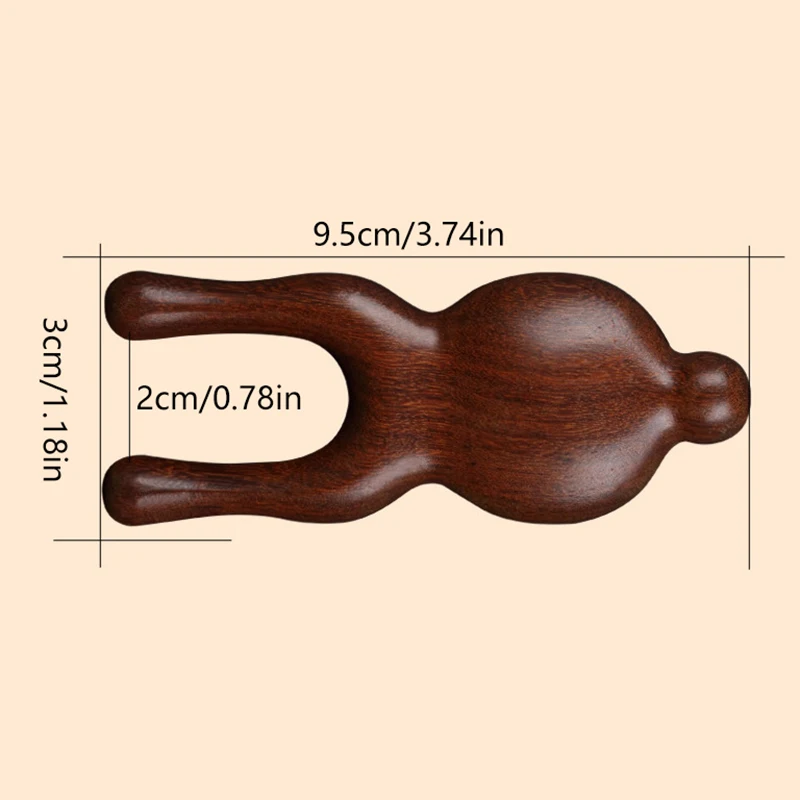 1Pcs Face Scalp Gua Sha Massager Nose Shaper Natural Facial Wooden Sandalwood Wide Tooth Combs Massage Tool For Guasha Scraping