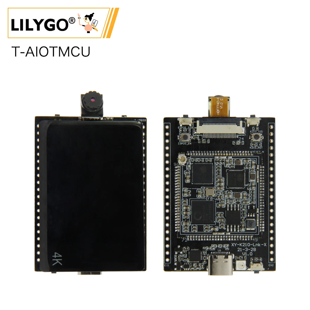 

T-AIOTMCU K210 AI ESP32 LCD Module 2 Inch Capacitive Touch Screen ST7789V OV2640 Camera Development Board