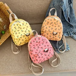 Mini Backpack Corduroy Small Backpacks Simple Casual Student Bookbags Traveling Rucksack Fashion Women Soulder Bag