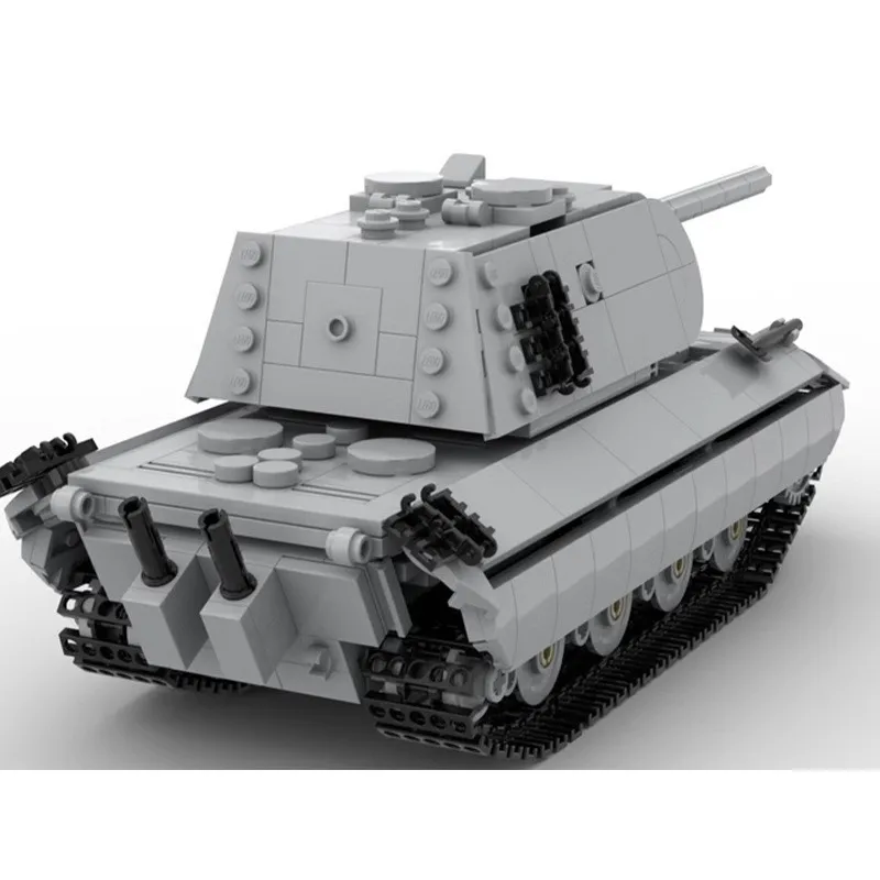 Military Heavy Tank Panzer LMV Type 2 Building Blocks German WW2 Soldier Police Army Weapons Bricks Kids Toy Gifts for Adults