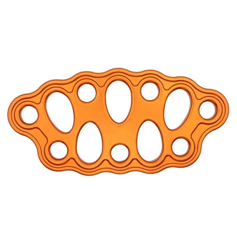 60KN High Strength Aluminium Alloy 8/12/15 Hole Rigging Plate Mountain Climbing Equipment Rigging Anchor Plate