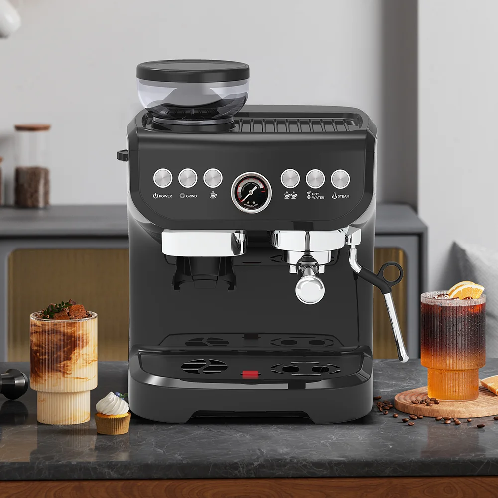 ماكينة صنع القهوة باريستا الصينية ماكينة الاسبريسو كافتيرا إيطاليانا ماكينة صنع القهوة ماكينة قهوة اسبريسو