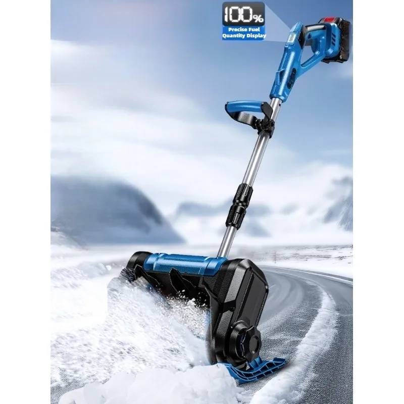 

【Popular】Electric hand-push snow thrower small road property courtyard home scenic area snow blower greenhouse snow remover