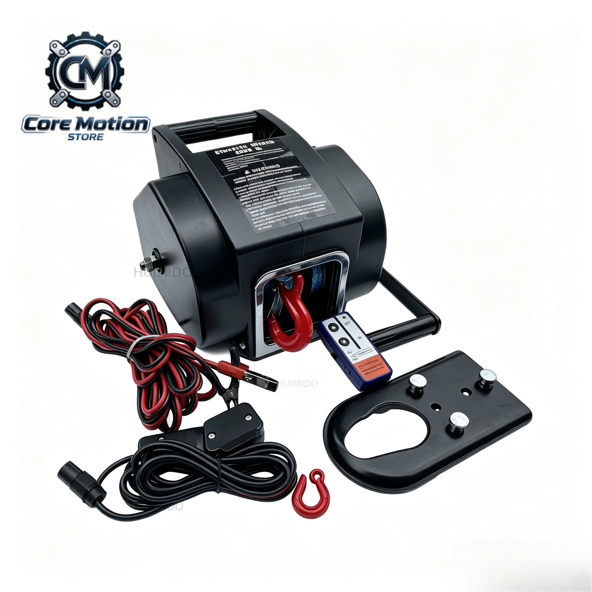 12V Electric Winch 5000-6500 LBS Portable Towing Equipment For Off-Road Vehicle Marine Self-Driving Travel Use