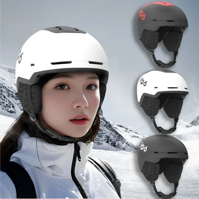 

Winter Snow Sports Helmet for Ski Snowboard Skate Universal Design Adjustable Size for Adults Youth Outdoor Protective Equipment