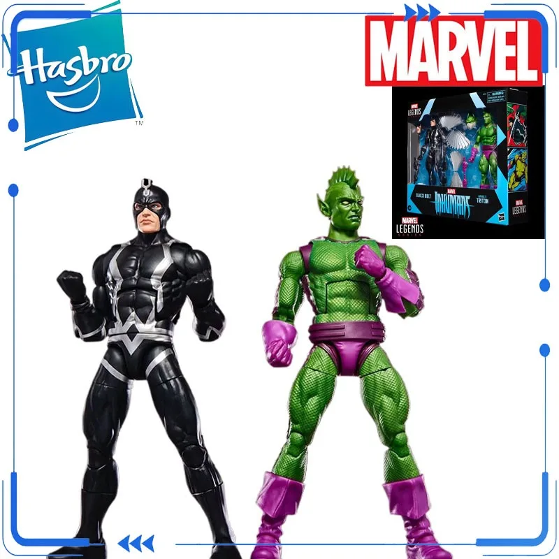 

Genuine Marvel Legends Black Bolt & Triton 2-Pack 6-Inch Action Figure Set Toys for Boys Girls Gift Collectible Model Ornaments