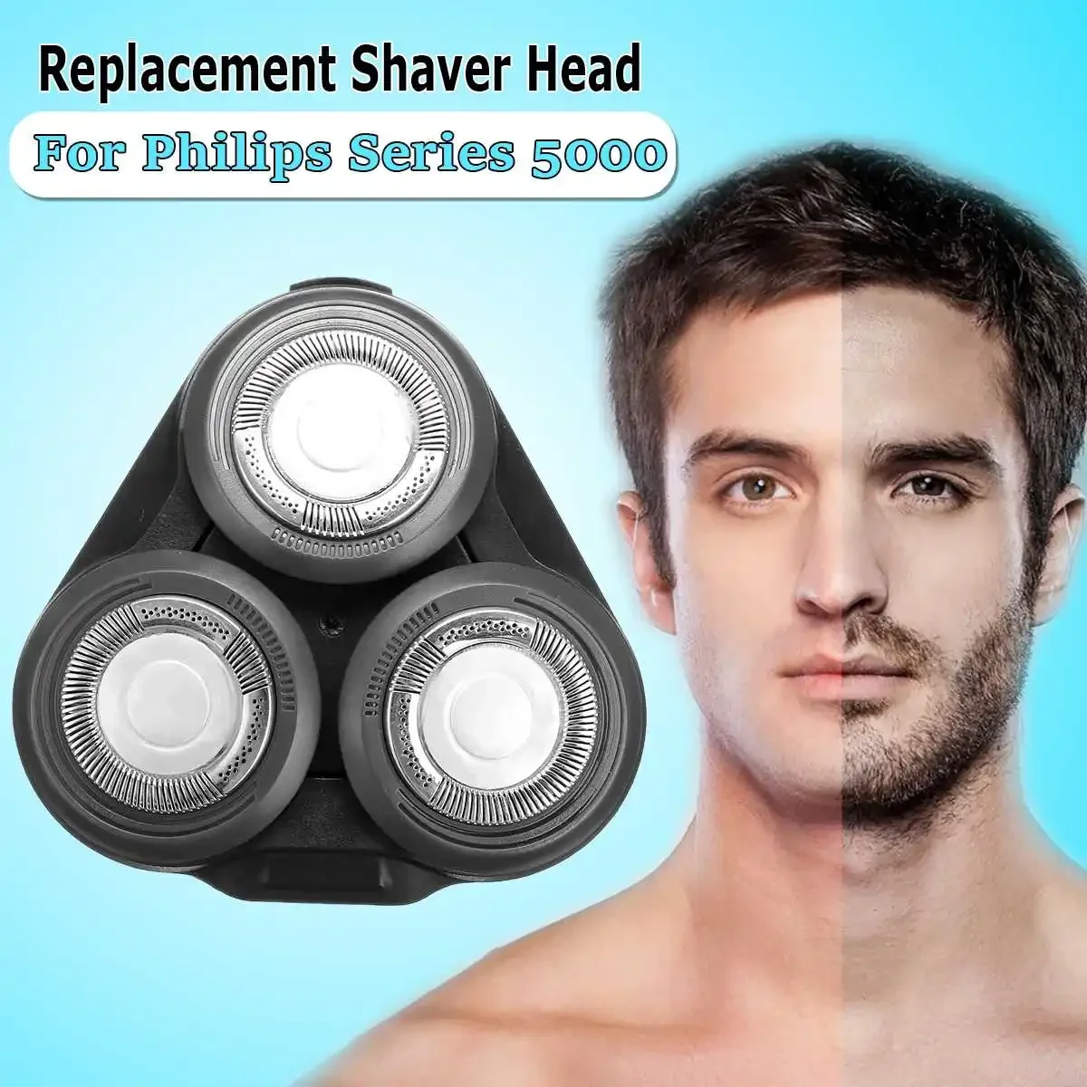 Replacement Shaver Heads for Philips Series 5000 S5070 5072 S5075 S5335 S5370 S5100 S5400 S5570 S5079 S5080 S5400 Shaver Heads