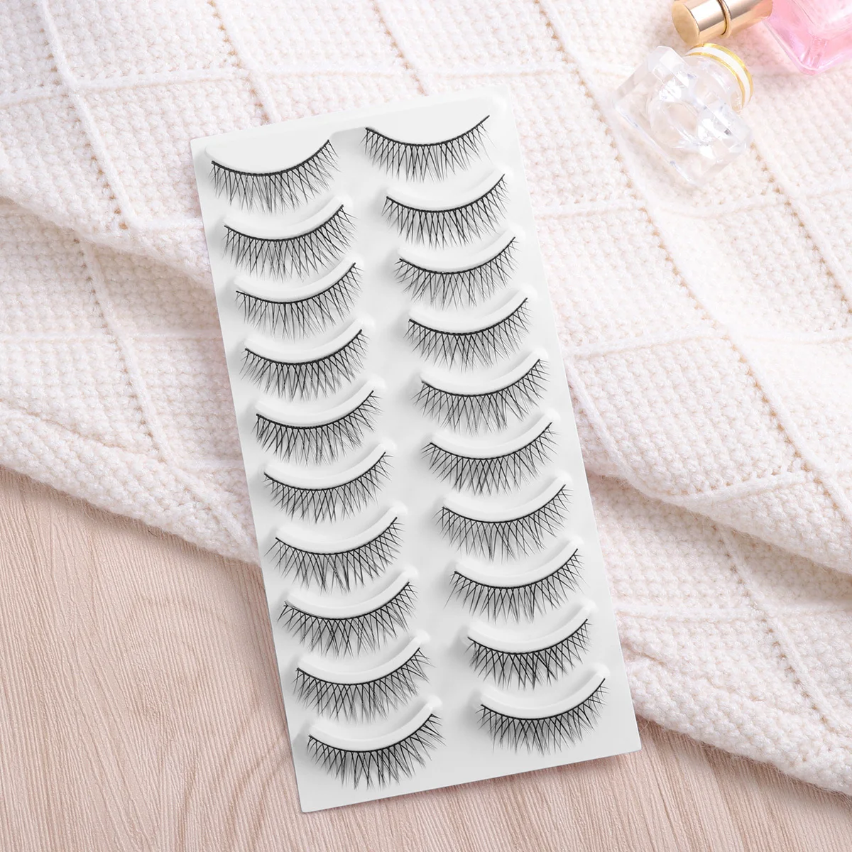 80Pairs Fake Eyelashes Natural Long Thick Lashes 8 Styles Easy Wear Removable Eye Makeup Party False Eyelash Fake Eyelash