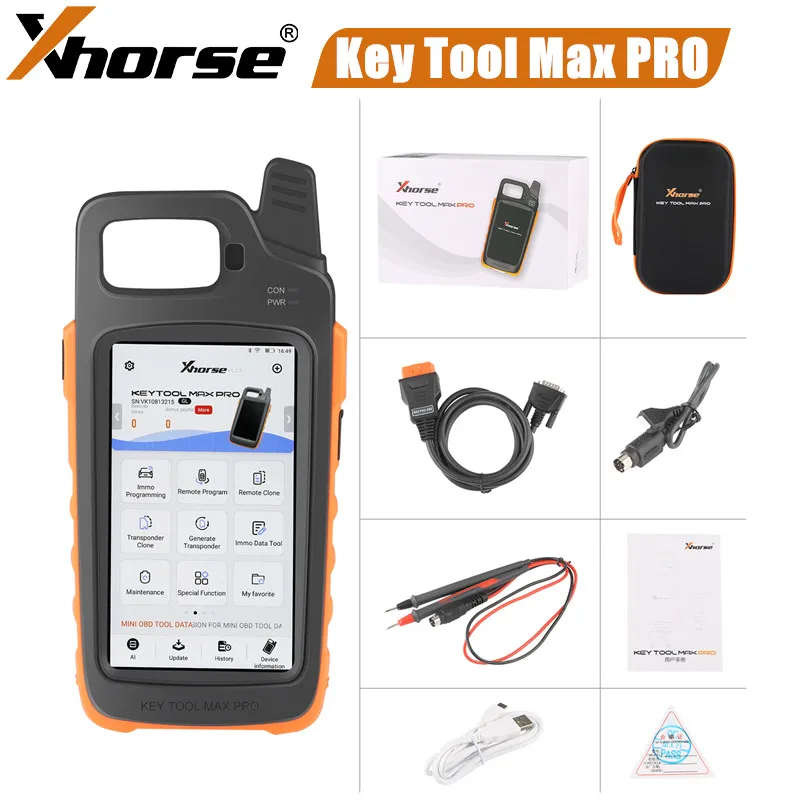 Newest Xhorse VVDI Key Tool Max Pro Support CAN FD/Voltage And Leakage Current Combines Key Tool Max With MINI OBD Tool Function