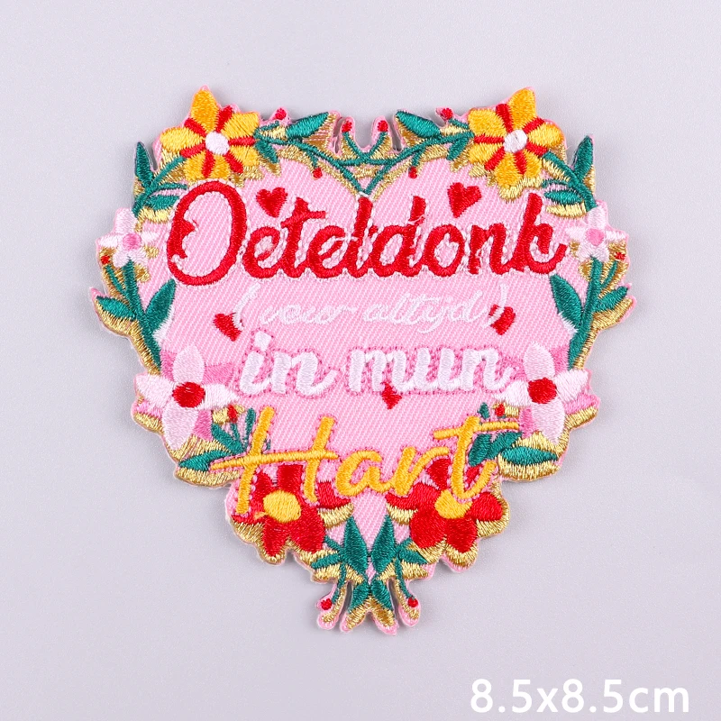 Parche bordado termoadhesivo con el emblema de Oeteldonk – Aplique de carnaval de los Países Bajos para proyectos de decoración de ropa, insignias de carnaval de la rana