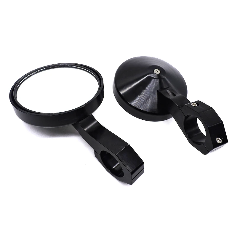 

Black UTV Round Rearview Side Mirrors 1.75" 2'' Roll Bar Clamp ATV For Polaris RZR XP1000 Ranger For Yamaha Rhinos 450 660 700