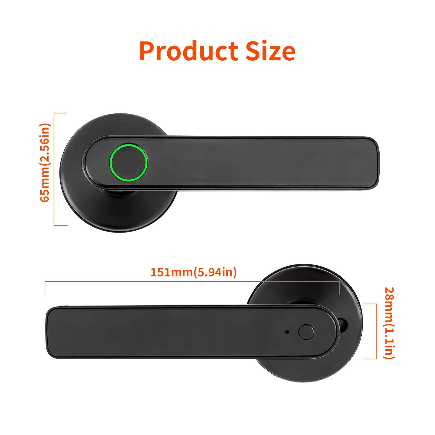Intelligent Door Lock Tuya Smart Fingerprint App Remote Control Unlock Home Security Locks Keyless Entry Electronic Doors Lock