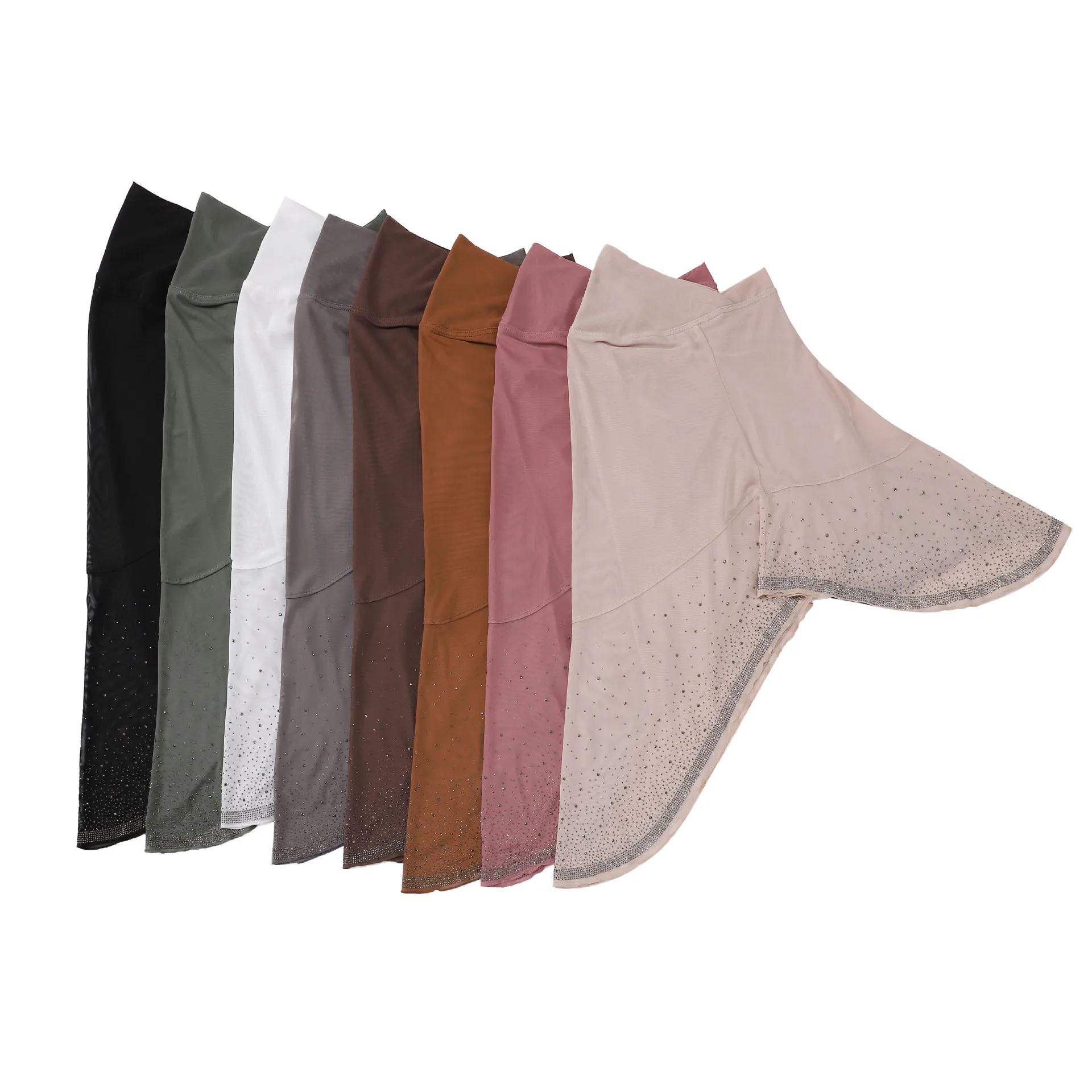 

Already Made Amria Diamonds Hijab Women Muslim Solid Color Head Scarf Shawls Pull On Headwrap Headscarf Niqab Nikab Hat Headwear