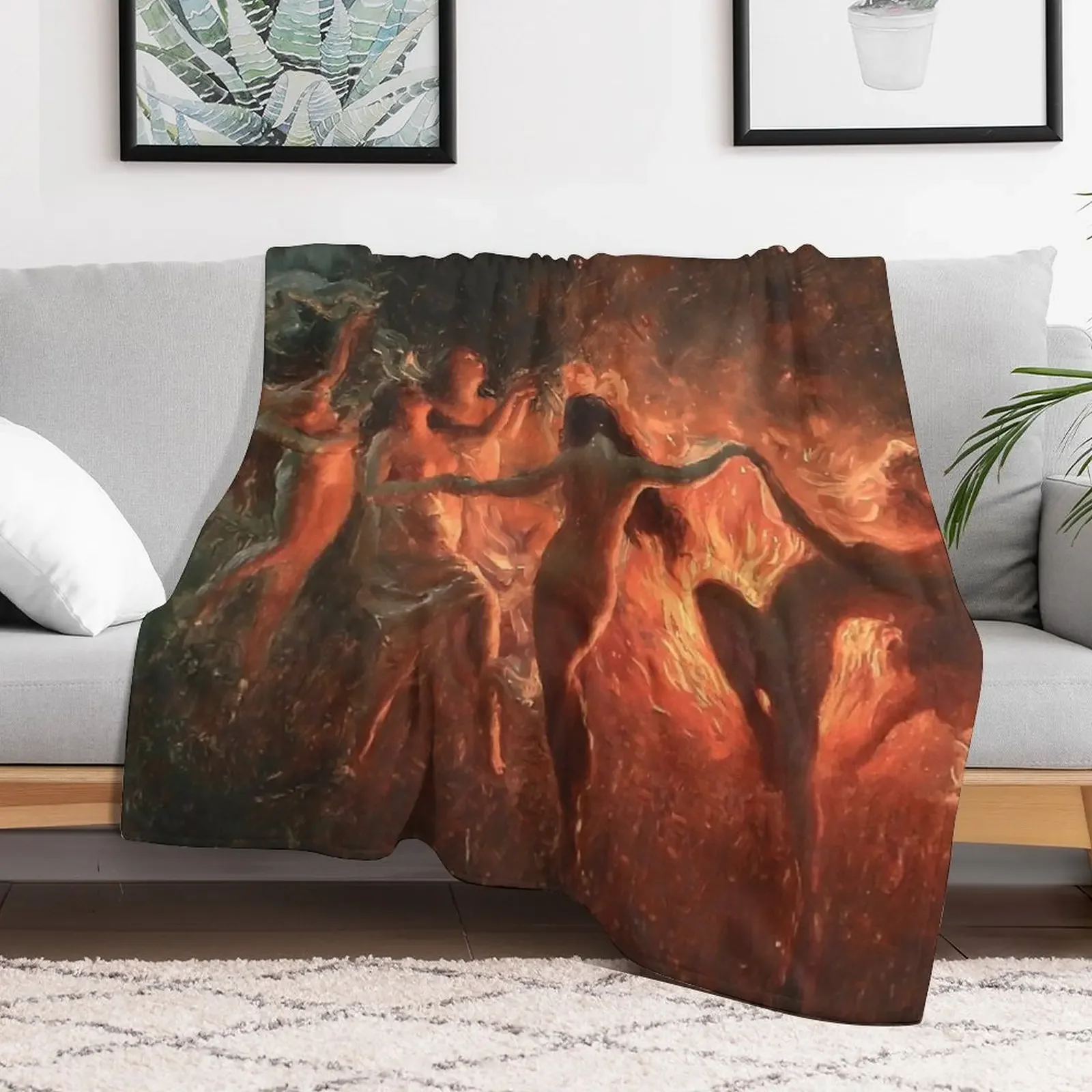 Joseph Tomanek Fire Dance Throw Blanket Decorative Sofas Comforter Decorative Throw Blankets