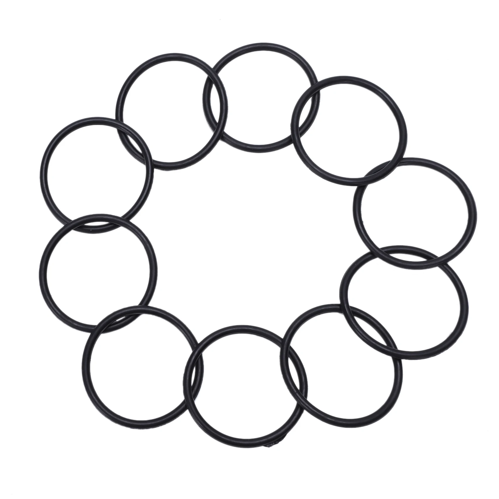 DT17 20 Pcs 45mm x 3mm Nitrile Rubber O-Ring Sealing Ring Black, Oil Resistant for Car Machine Plumbing