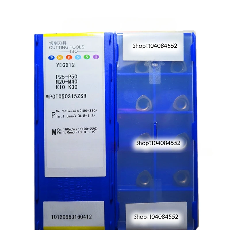

Original YBG212 WPGT050315ZSR Zhuzhou Carbide CNC Coating Milling Carbide Inserts Support Order WPGT 050315ZSR